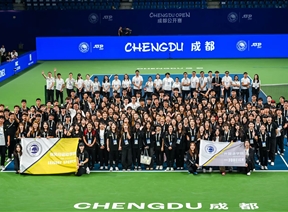 青春志愿护航成都网球 休运学子书写服务答卷