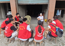 三下乡〡情暖社区践初心，休运学子服务显担当